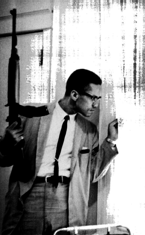 malcolm x rifle shirt